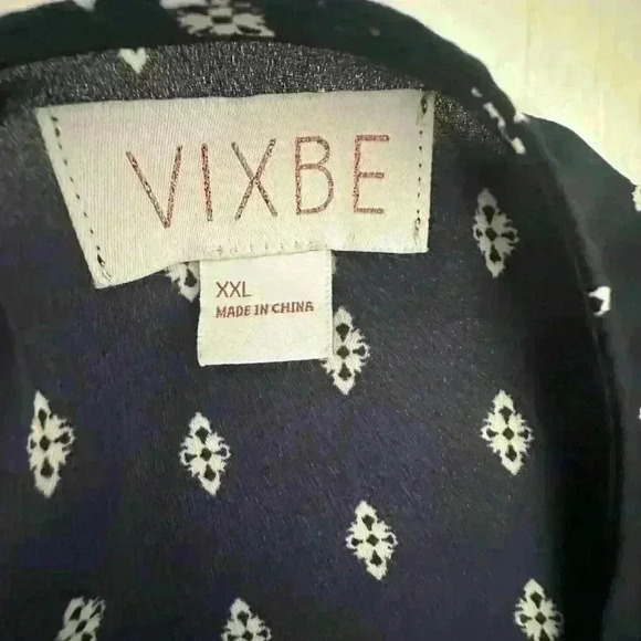 Deep Blue V-Neck Surplice Style Blouse Size XXL NWOT - Picture 5 of 13